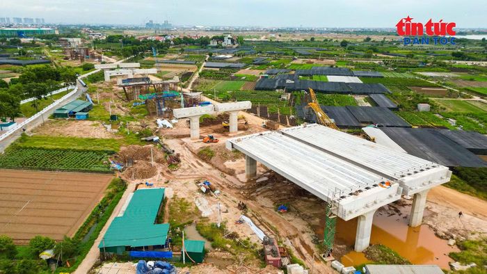 Công trường cầu Ngọc Hồi đang tăng tốc thi công, hướng tới mục tiêu hoàn thành trước APEC 2027, mở thêm trục giao thông quan trọng ở phía Nam Hà Nội.