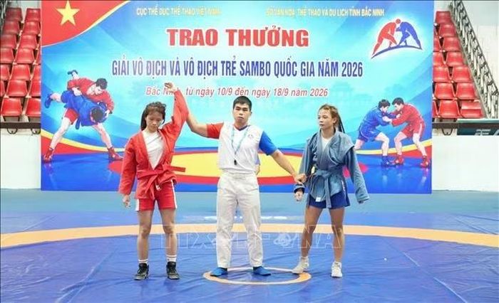 VĐV Đà Nẵng giành chiến thắng trước VĐV Đồng Nai ở nội dung nữ.