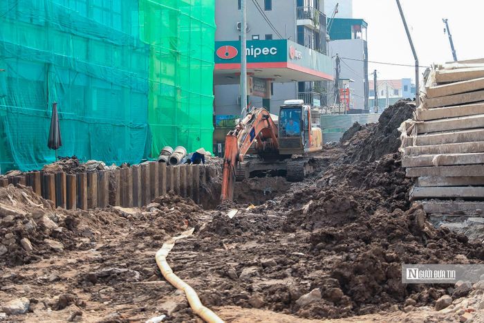 Đến thời điểm hiện tại, Dự án nâng cấp, mở rộng đường Lĩnh Nam đã đạt được hơn 30% khối lượng công việc.