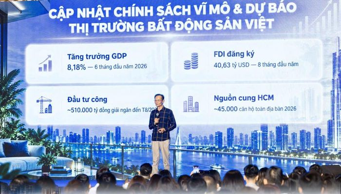 TS Lê Xuân Nghĩa: Kinh tế tăng trưởng không đồng nghĩa bất động sản sẽ tự động tăng thanh khoản. Ảnh: BTC.