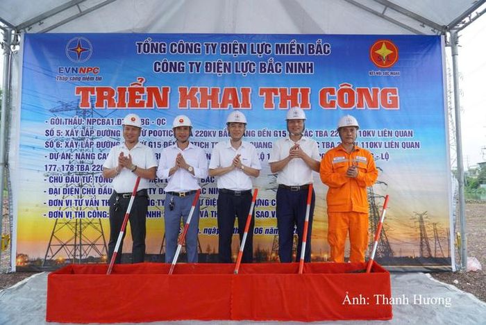 Công ty Điện lực Bắc Ninh khởi công dự án nâng cao năng lực truyền tải đường dây 110kV Bắc Giang – Quang Châu.