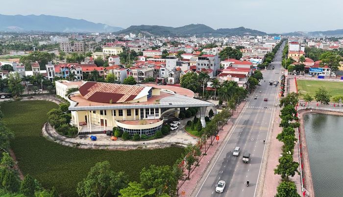 Một góc đô thị Lục Nam.