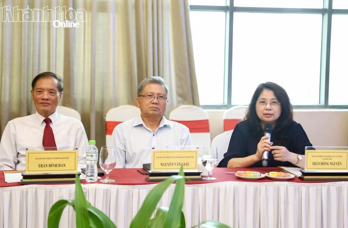 Phó Chủ nhiệm Ủy ban Pháp luật và Tư pháp của Quốc hội Trần Hồng Nguyên phát biểu tại buổi tọa đàm.