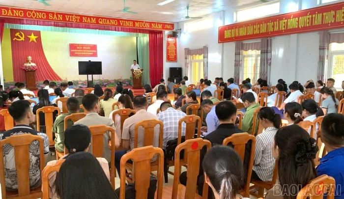 Quang cảnh hội nghị tập huấn.