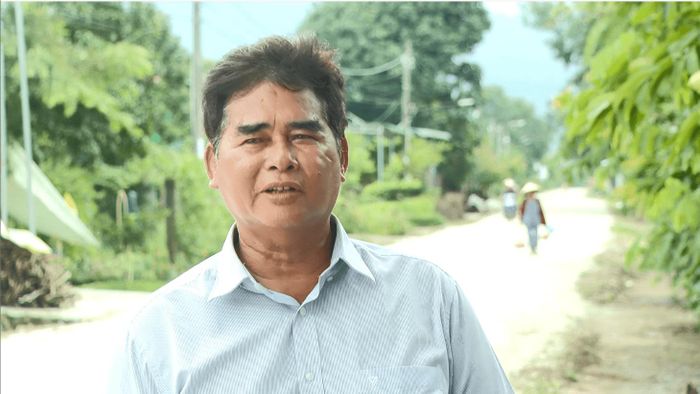 Ông Lê Văn Đẻn, thôn Măng Tố, xã Bắc Ruộng kỳ vọng sau khi các tuyến đường giao thông được đầu tư hoàn thành sẽ đưa kinh tế địa phương phát triển, diện mạo nông thôn mới khang trang hơn
