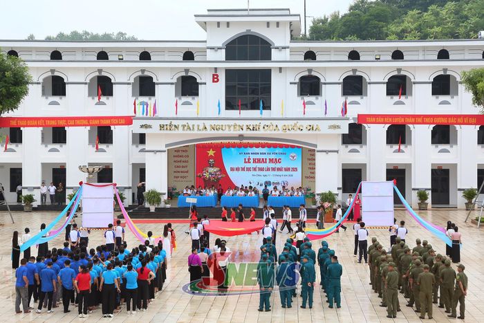 Lễ khai mạc Đại hội Thể dục thể thao xã Yên Châu lần thứ I, năm 2026.