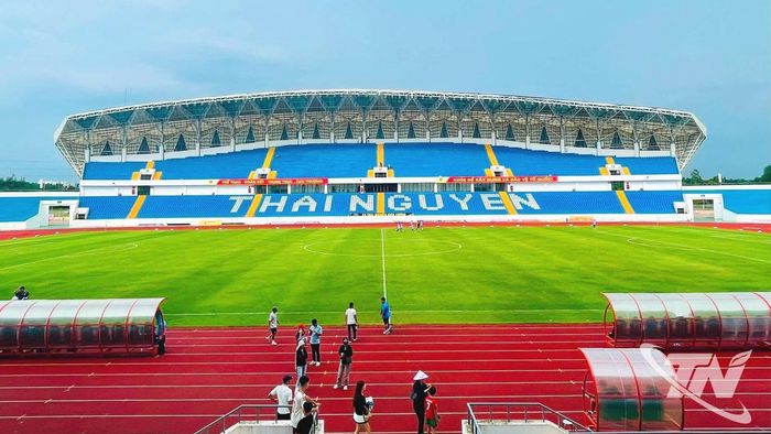 Sân vận động Thái Nguyên - nơi sẽ diễn ra một số trận thuộc Giải bóng đá hạng Nhất Quốc gia 2026-2027.