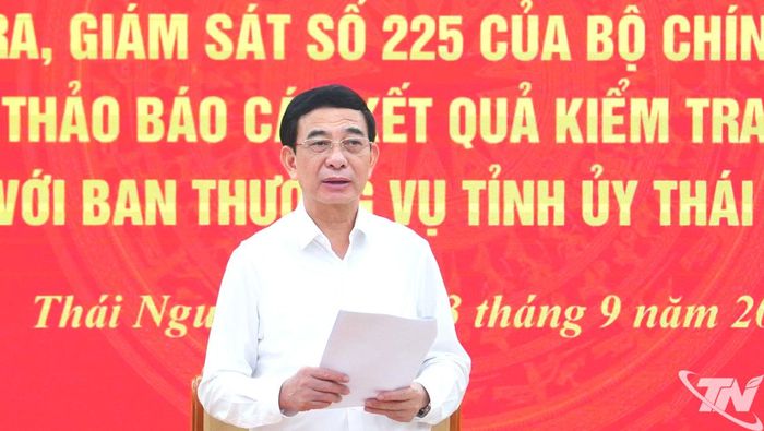 Đại tướng Phan Văn Giang phát biểu kết luận Hội nghị.