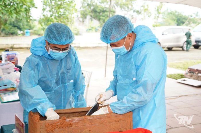 Công tác khai quật, lấy mẫu, hoàn trả được các đơn vị thực hiện chính xác, khoa học, đúng quy trình.