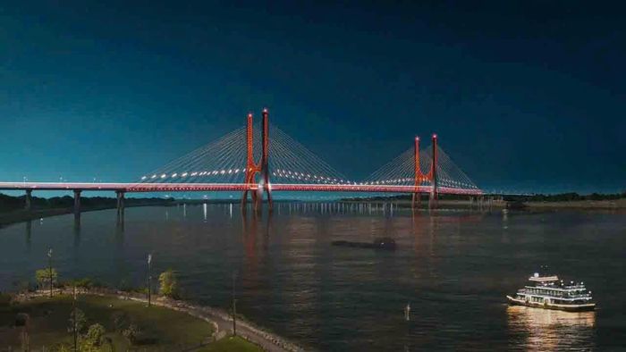 Ba cây cầu đang bước vào giai đoạn thi công cao điểm. UBND TP Hà Nội yêu cầu các chủ đầu tư, ban quản lý dự án và nhà thầu chuyển từ “đôn đốc tiến độ” sang tổ chức thi công chủ động, xác lập đường găng và kiểm soát chặt năng lực từng nhà thầu. Những đơn vị không đáp ứng yêu cầu sẽ được xem xét điều chuyển khối lượng cho nhà thầu đủ năng lực, không để một nhà thầu trở thành điểm nghẽn, ảnh hưởng tiến độ chung của dự án. Trong ảnh, phối cảnh cầu Ngọc Hồi.
