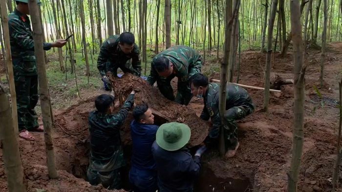 Nỗ lực tìm kiếm đưa các liệt sĩ trở về ở Quảng Trị.