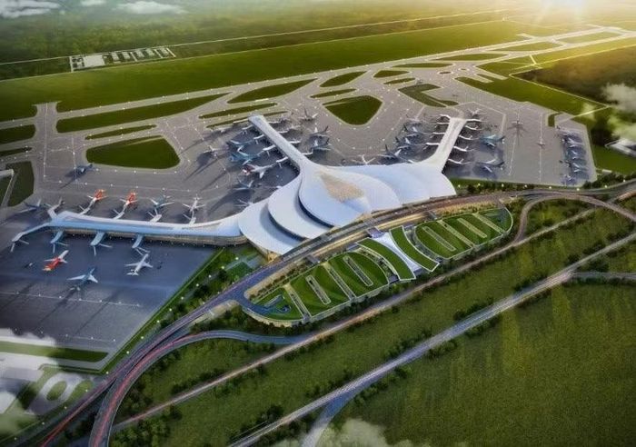  Dự án Sân bay Long Thành do Binh đoàn 12 thi công nhiều hạng mục quan trọng. 