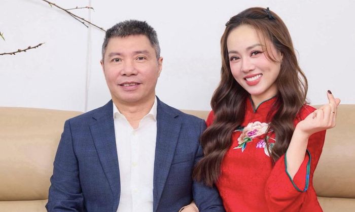 NSND Công Lý và bà xã Ngọc Hà.