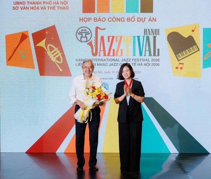 NSƯT Quyền Văn Minh nhận vai trò Đại sứ thương hiệu dự án "Hanoi Jazztival 2026". Ảnh: H.L