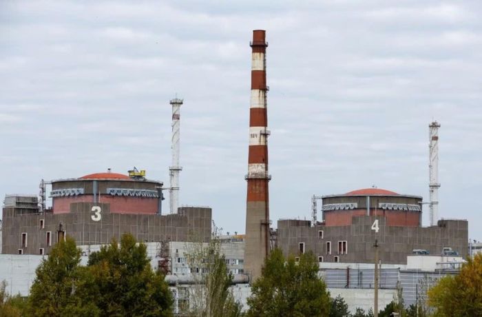 Nhà máy điện hạt nhân Zaporizhzhia tại vùng Enerhodar, Ukraine, hiện do Nga kiểm soát. Ảnh: Reuters