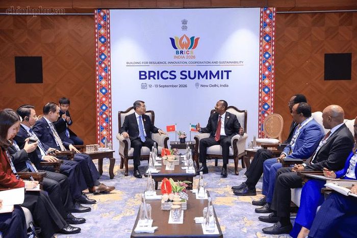 Thủ tướng Abiy Ahmed Ali khẳng định Ethiopia coi Việt Nam là đối tác ưu tiên và mong muốn phát triển quan hệ hợp tác toàn diện giữa hai nước. Ảnh: Chinhphu.vn/Nhật Bắc