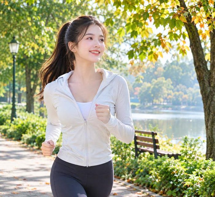 Tập thể dục khi bụng đói vào buổi sáng có thể thay đổi cách cơ thể sử dụng chất béo trong quá trình vận động. Ảnh: AI.