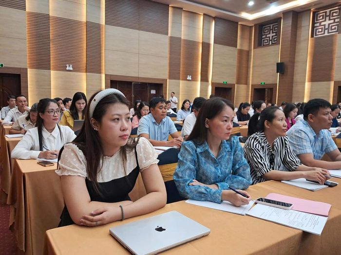 Các đại biểu tại hội nghị tập huấn. Ảnh: PV