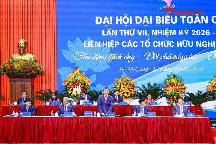 Đoàn Chủ tịch điều hành Đại hội. Ảnh: Quang Vinh.
