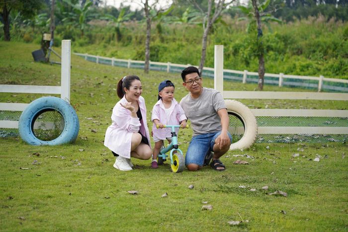  Gia đình chị Nguyễn Hoàng Lan Chi. Ảnh: NVCC. 