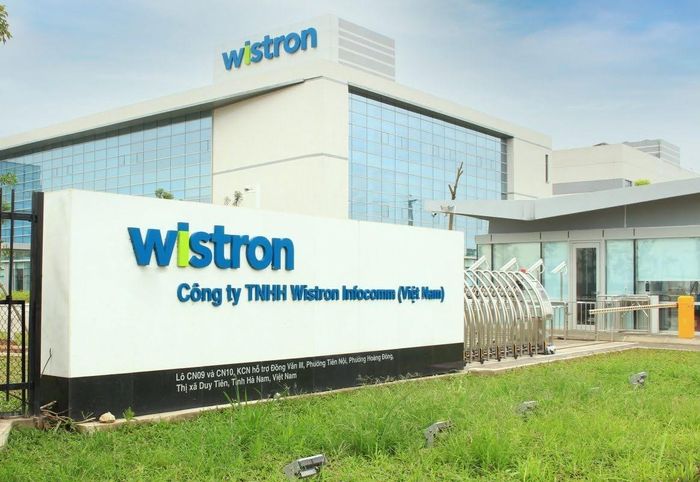 Trụ sở Công ty TNHH Wistron InfoComm Việt Nam tại Khu công nghiệp hỗ trợ Đồng Văn III. Ảnh: Wistron.