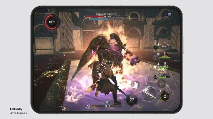 Apple đã nói về khả năng chơi game trên iPhone Duo. Nguồn ảnh: Apple