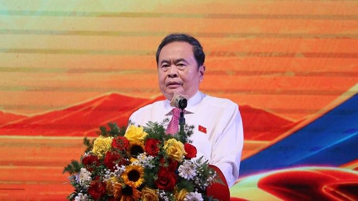 Ủy viên Bộ Chính trị, Chủ tịch Quốc hội Trần Thanh Mẫn phát biểu chỉ đạo Hội nghị