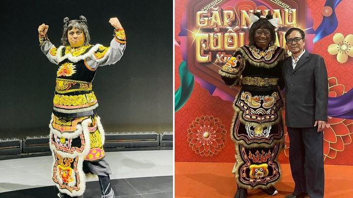 NSƯT Phùng Tiến Minh còn được khán giả quen mặt qua vai Thiên Lôi trong chương trình “Gặp nhau cuối năm”