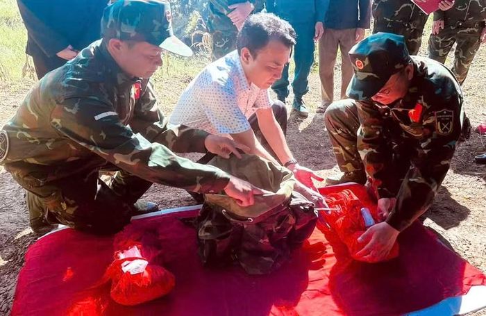 Hài cốt liệt sĩ được quy tập về nhà chờ của Đội tìm kiếm, quy tập hài cốt liệt sĩ để chăm sóc, bảo quản