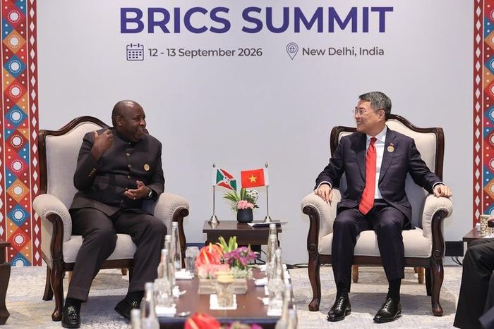 Thủ tướng đánh giá cao sự phát triển của quan hệ hợp tác song phương Việt Nam – Burundi, đặc biệt kể từ sau chuyến thăm Việt Nam của Tổng thống Évariste Ndayishimiye vào tháng 4/2025 - Ảnh: BNG