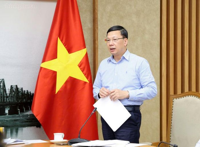 Phó Chủ nhiệm Văn phòng Chính phủ Phạm Mạnh Cường phát biểu - Ảnh: chinhphu.vn/Gia Huy