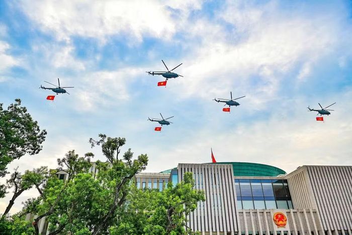 Khí tài của lực lượng Quân đội nhân dân Việt Nam tại lễ diễu binh, diễu hành kỷ niệm 80 năm Cách mạng Tháng Tám thành công và Quốc khánh 2/9. (Ảnh: Thế Đại)