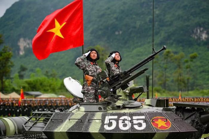 Khí tài của lực lượng Quân đội nhân dân Việt Nam tại lễ diễu binh, diễu hành kỷ niệm 80 năm Cách mạng Tháng Tám thành công và Quốc khánh 2/9. (Ảnh: Thế Đại)