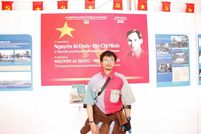 Anh Marvin Freyne, nghiên cứu sinh Tiến sĩ đang nghiên cứu về Việt Nam. (Ảnh: KHẢI HOÀN)