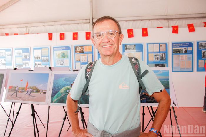 Ông Jean-Marc Lespade, nguyên Thị trưởng thành phố Tarnos, Pháp. (Ảnh: TRUNG HƯNG)