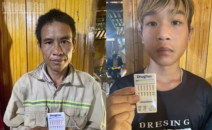 Mở rộng điều tra, lực lượng chức năng tiếp tục bắt giữ thêm 2 đối tượng về hành vi “Sử dụng trái phép chất ma túy”. (Ảnh: TRUNG HIẾU)