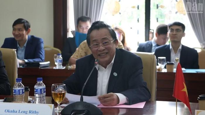 Chủ tịch VCBA Oknha Leng Rithy.