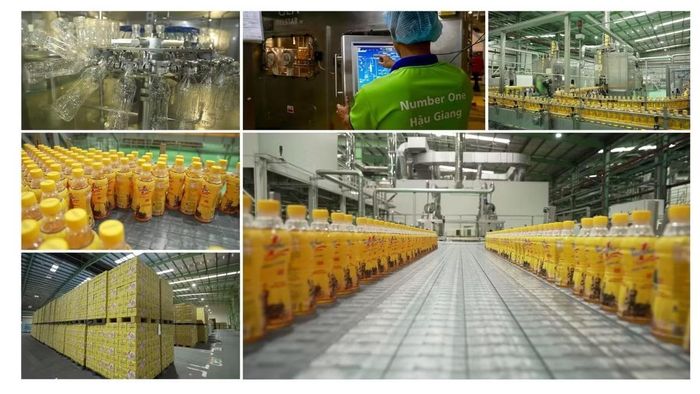 Dây chuyền công nghệ chiết lạnh vô trùng Aseptic tại nhà máy Tân Hiệp Phát.