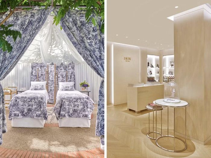 Sự tham gia của các nhà mốt thời trang đang khiến ranh giới giữa ngành làm đẹp và ngành khách sạn cao cấp dần được xóa bỏ. (Ảnh: Dior)