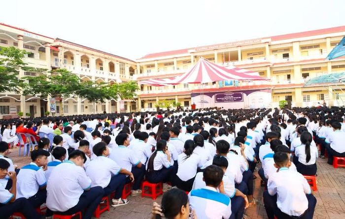 Quang cảnh buổi lễ.