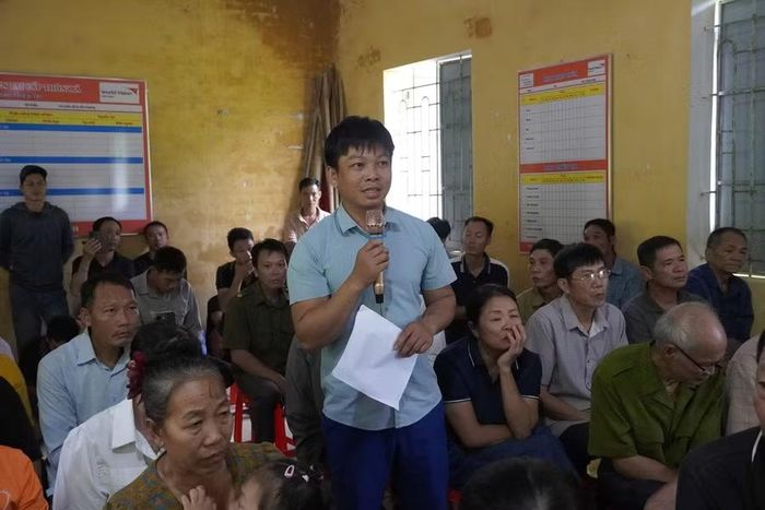 Người dân thôn Thanh Sơn bày tỏ mong muốn sớm được bố trí tái định cư.
