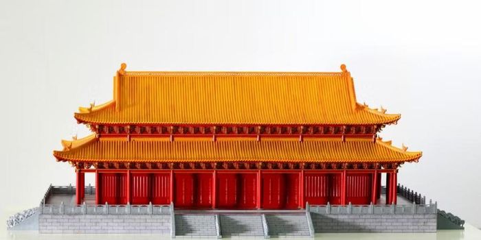 Phối cảnh kiến trúc Chính điện Kính Thiên.
