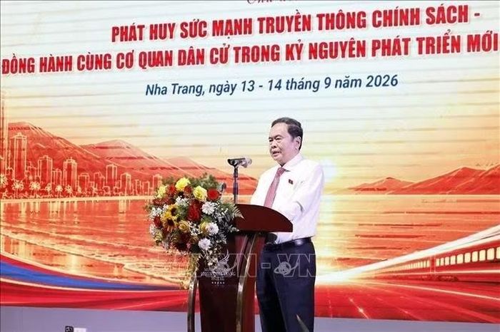 Chủ tịch Quốc hội Trần Thanh Mẫn phát biểu chỉ đạo. Ảnh: Doãn Tấn/TTXVN