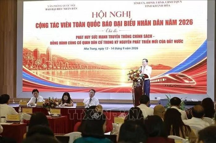 Chủ tịch Quốc hội Trần Thanh Mẫn phát biểu chỉ đạo. Ảnh: Doãn Tấn/TTXVN