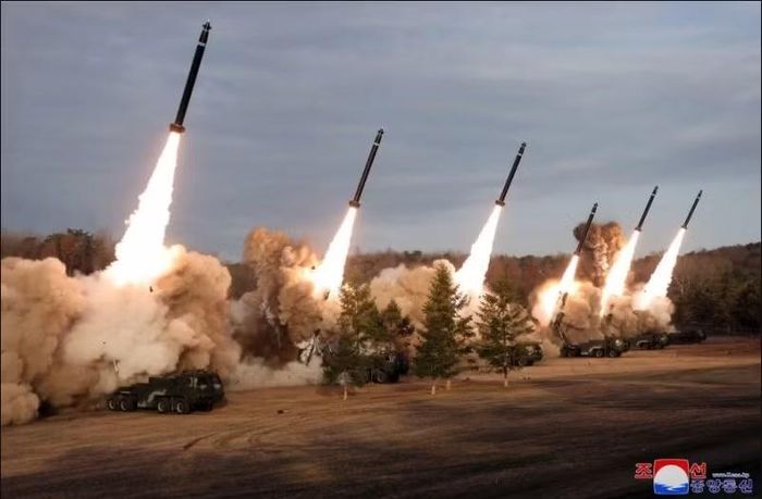 Một vụ phóng của Triều Tiên. (Ảnh: KCNA)