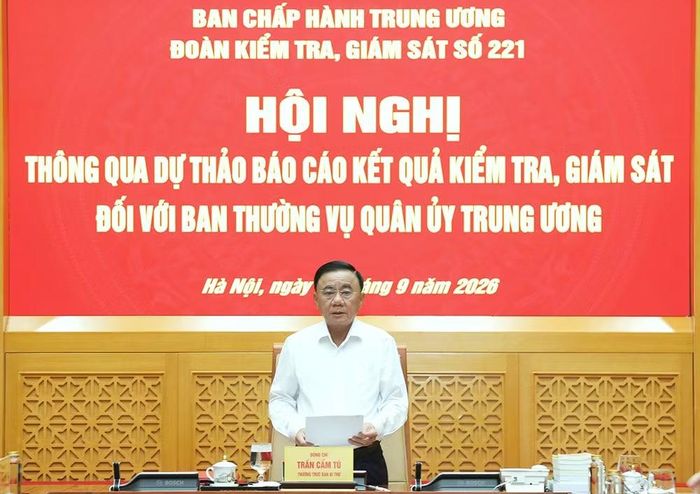 Thường trực Ban Bí thư Trần Cẩm Tú phát biểu tại hội nghị.