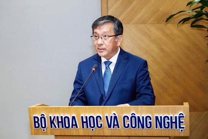 Tân Thứ trưởng Trần Trung Tính phát biểu tại Lễ công bố chiều 14/9.