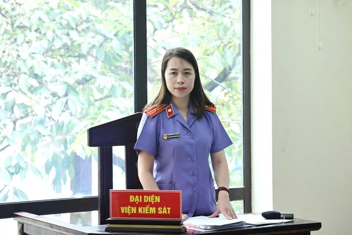 Đại diện Viện Kiểm sát nhân dân Khu vực 1 - Hà Nội.