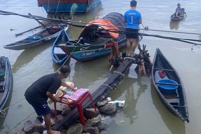 Hiện trường vụ việc người phụ nữ tử vong khi đi bắt rạm ở Huế.