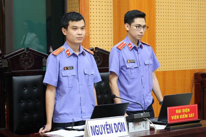 Đại diện VKSND khu vực 6 - nguyên đơn tại phiên tòa.
